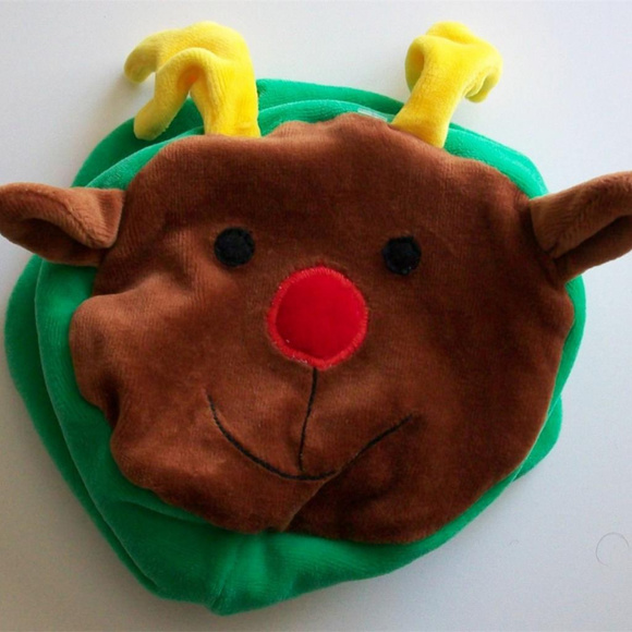 RICH FROG REINDEER SANTA BABY HAT NWT Reversible - Picture 2 of 3